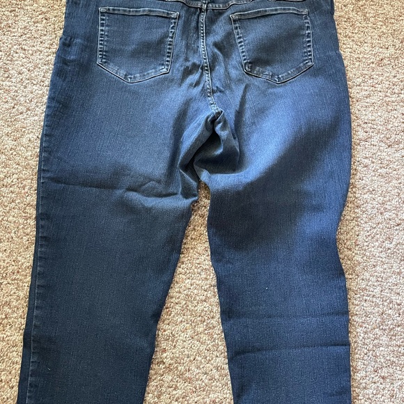 Woman’s Terra & sky elastic waist sz 2x jeans - Picture 3 of 5